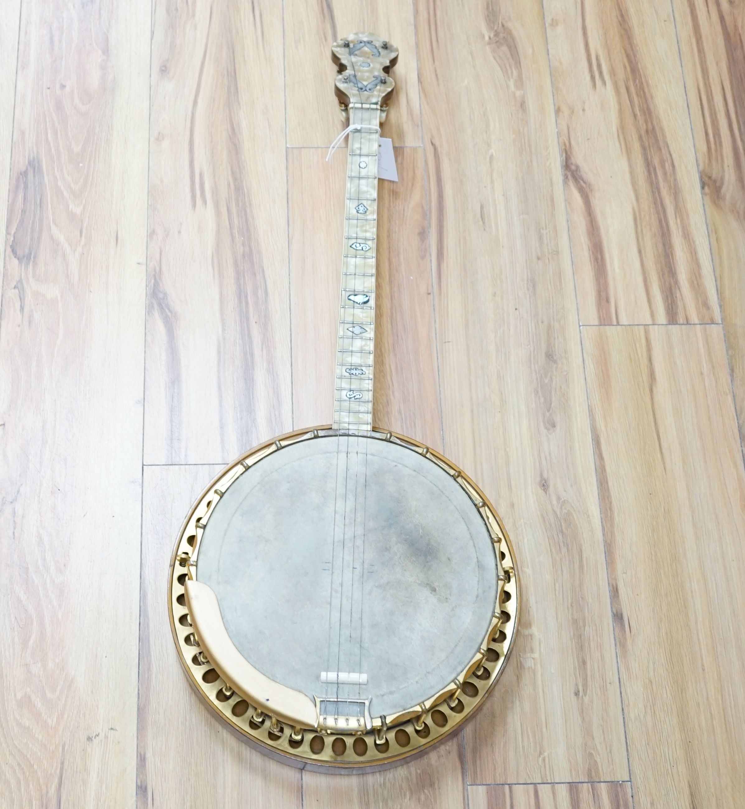 A banjo by Barnes & Mullins, London